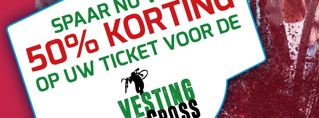 Spaaractie Vestingcross