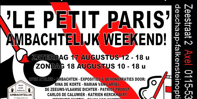 Ambachtelijk Weekend bij Le petit Paris