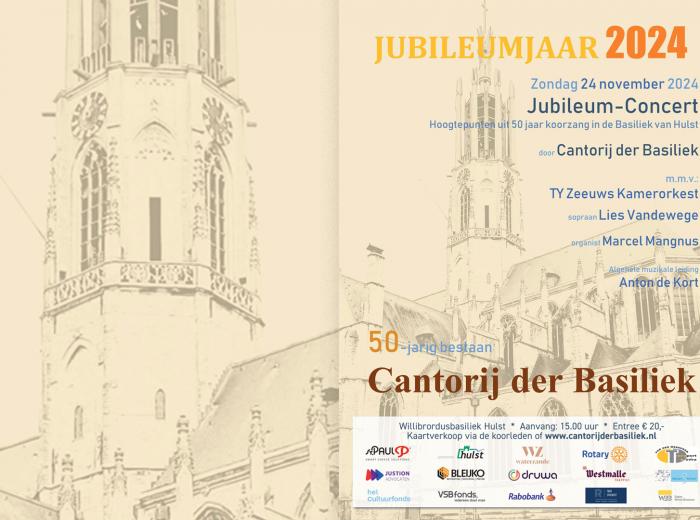 Jubileumconcert Cantorij der Basiliek