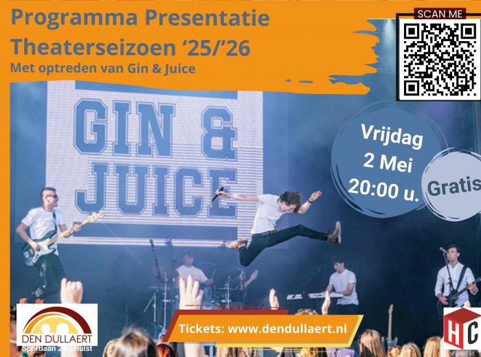 Programma Presentatie met Gin & Juice