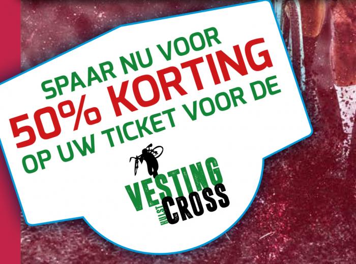 Spaaractie Vestingcross